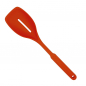 Preview: Küchenhelfer Multilöffel Schlitz aus Silikon 30 cm rot