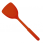 Preview: Küchenhelfer Pfannenschaufel aus Silikon 33 cm rot