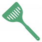Preview: Küchenhelfer Schlitzwender breit aus Silikon 26 cm mintgrün