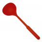 Preview: Küchenhelfer Schöpfkelle aus Silikon 28 cm rot