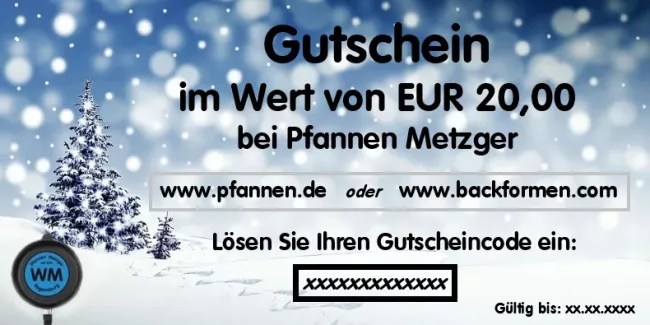 Gutschein im Wert von 20,- €