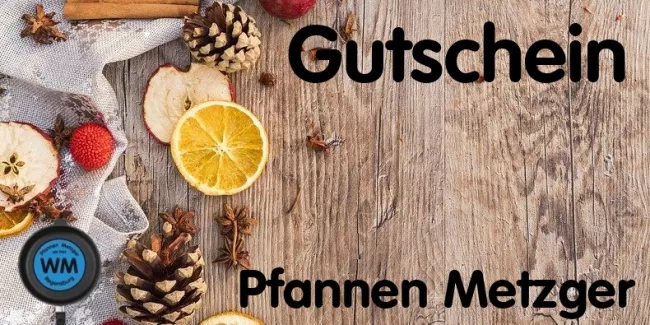 Gutschein im Wert von 10,- € Weihnachten