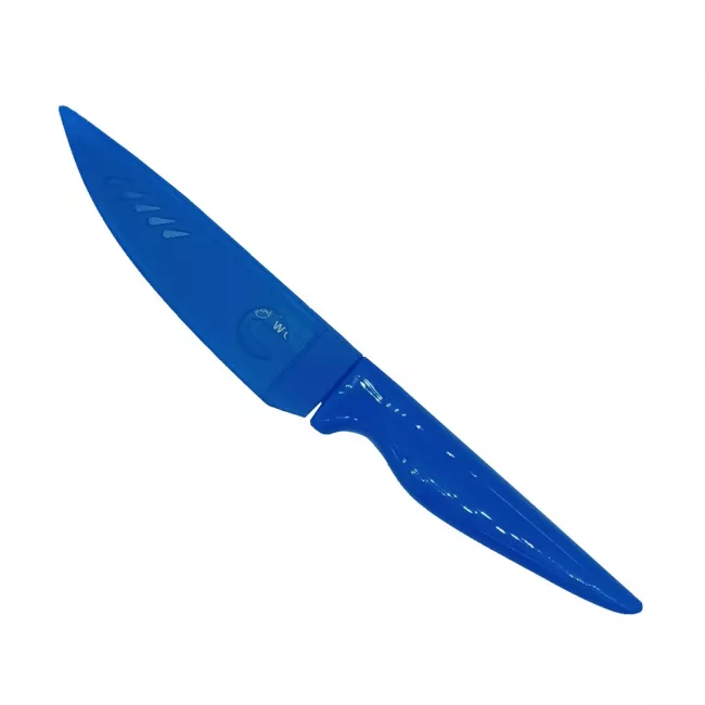 Küchenhelfer Messer extra scharf blau