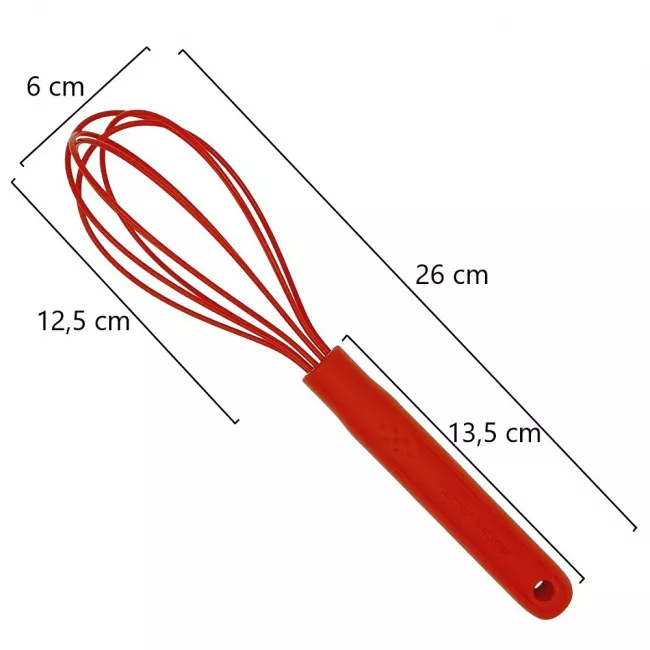 Schneebesen extra aus Silikon 26 cm