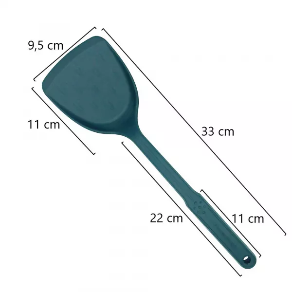 Küchenhelfer Pfannenschaufel aus Silikon 33 cm